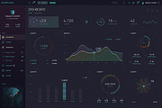 ORION – Sci-Fi Dashboard, an UI Kit Template by laaqiq (Thumbnail 3 of 18)