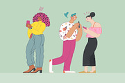 Waiting in line (vector), a Healthcare Illustration by Grivina's shop (Thumbnail 4 of 19)