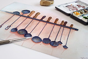 Artist and creative mockup set, a Pens & Pencil Mockup by INTERARTIVITY (Thumbnail 19 of 25)