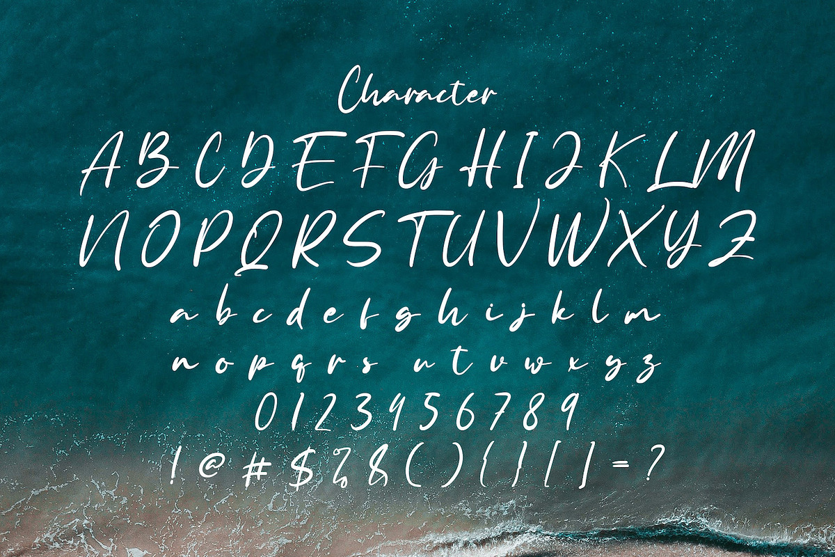 Anyer Beach - Handwritten Font, a Script Font by StringLabs (Photo 10 of 11)