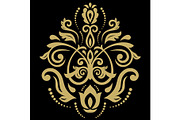 Damask Vector Oriental Pattern, a Decorative Illustration by FineArtStudio (Thumbnail 1 of 3)