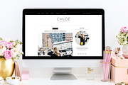 Feminine WordPress Theme | Chloe, a WordPress Template by Hello Chic Designs (Thumbnail 2 of 2)