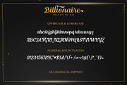 Billionaire - A Stylish Script Font, a Script Font by Doehantz Studio (Thumbnail 6 of 8)