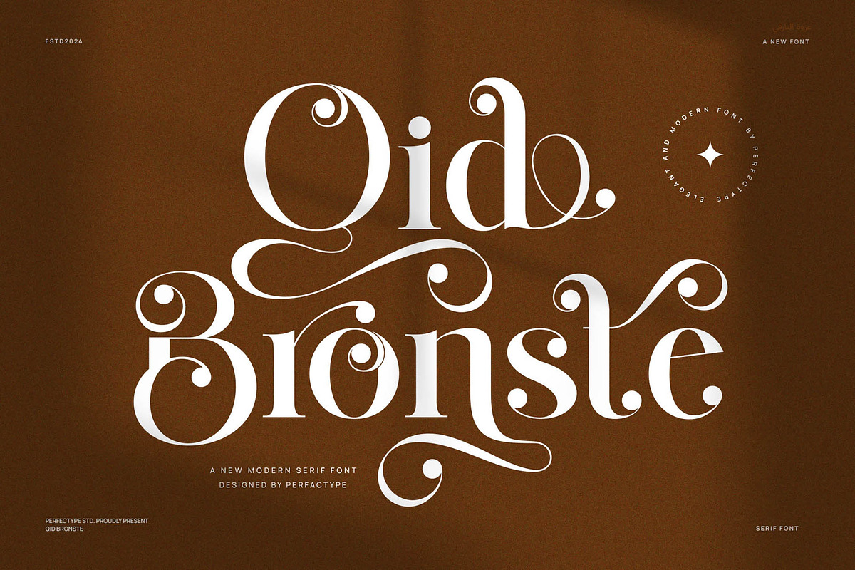 Qid Bronste Elegant Serif, a Serif Font by Perfectype (Photo 1 of 9)