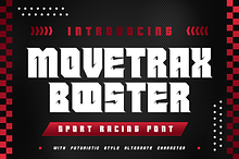Movetrax Booster - Sport Racing Font