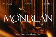 Monblan - Elegant Serif Typeface
