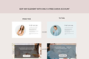Canva Website Sales Page Template, a Landing Page Template by Deepa Template Studio (Thumbnail 6 of 8)