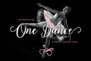 One Dance, a Script Font by Font Bundles (Thumbnail 1 of 5)