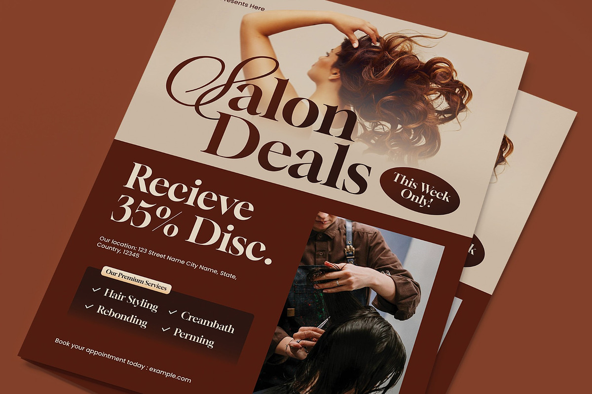 Salon Deals Flyer, a Flyer Template by graphicook (Photo 2 of 3)