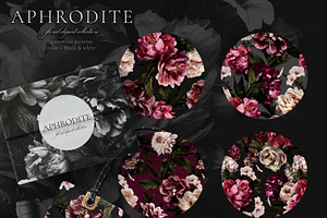 Aphrodite Floral Clip Art Collection