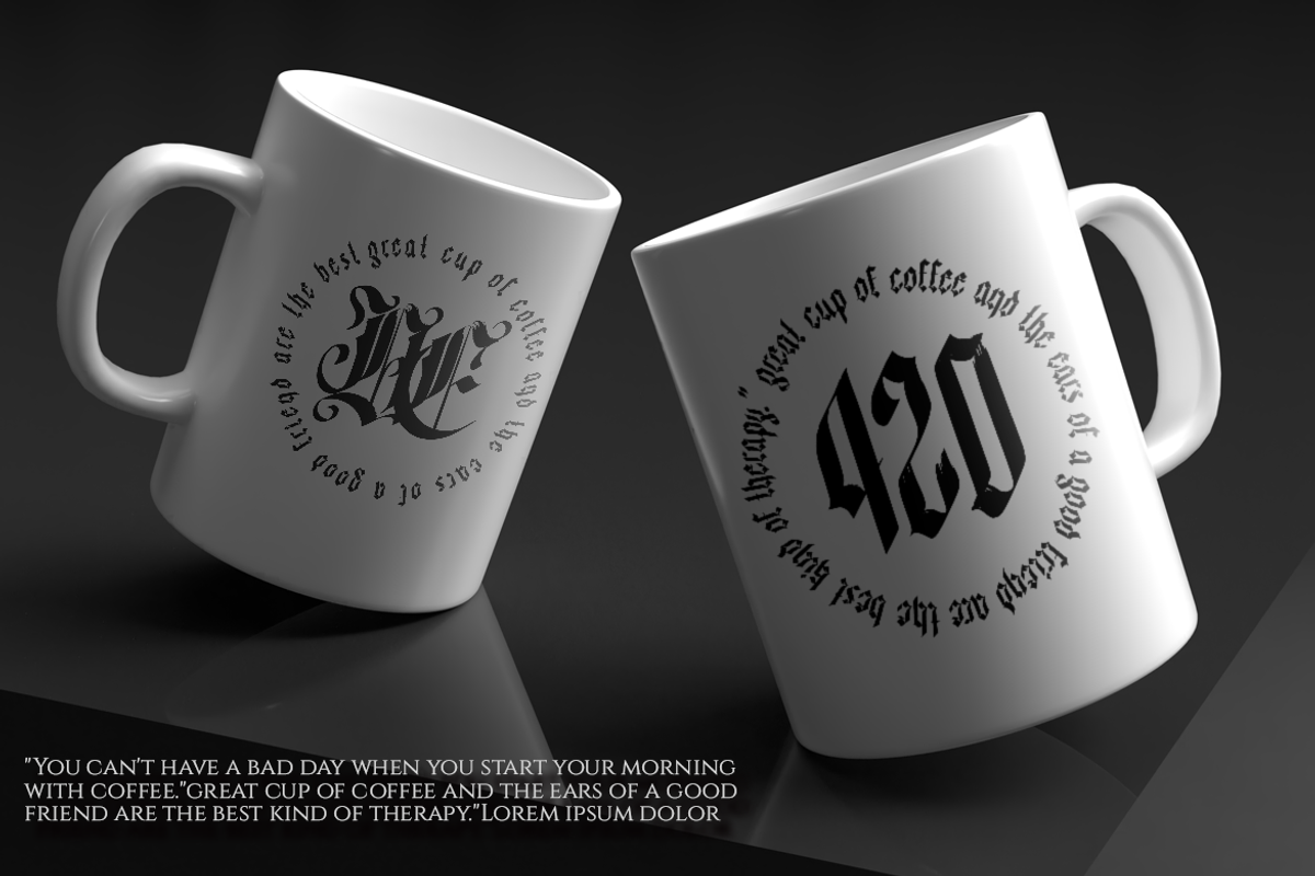 Glory Angel - Blackletter Typeface, a Blackletter Font by Meizzaluna Design (Photo 4 of 10)