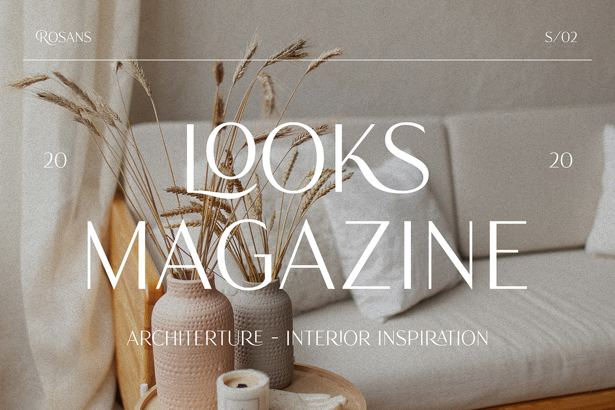 Rosans - Font Duo, a Sans Serif Font by Wacaksara Co. (Photo 3 of 8)