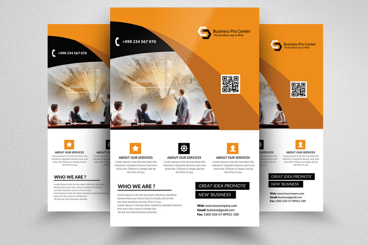 100 Business Flyers Mega Bundle, a Flyer Template by Design Up (Photo 81 of 100)