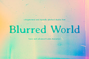 Blurred World | Display Font, a Serif Font by LuOtero (Thumbnail 1 of 5)