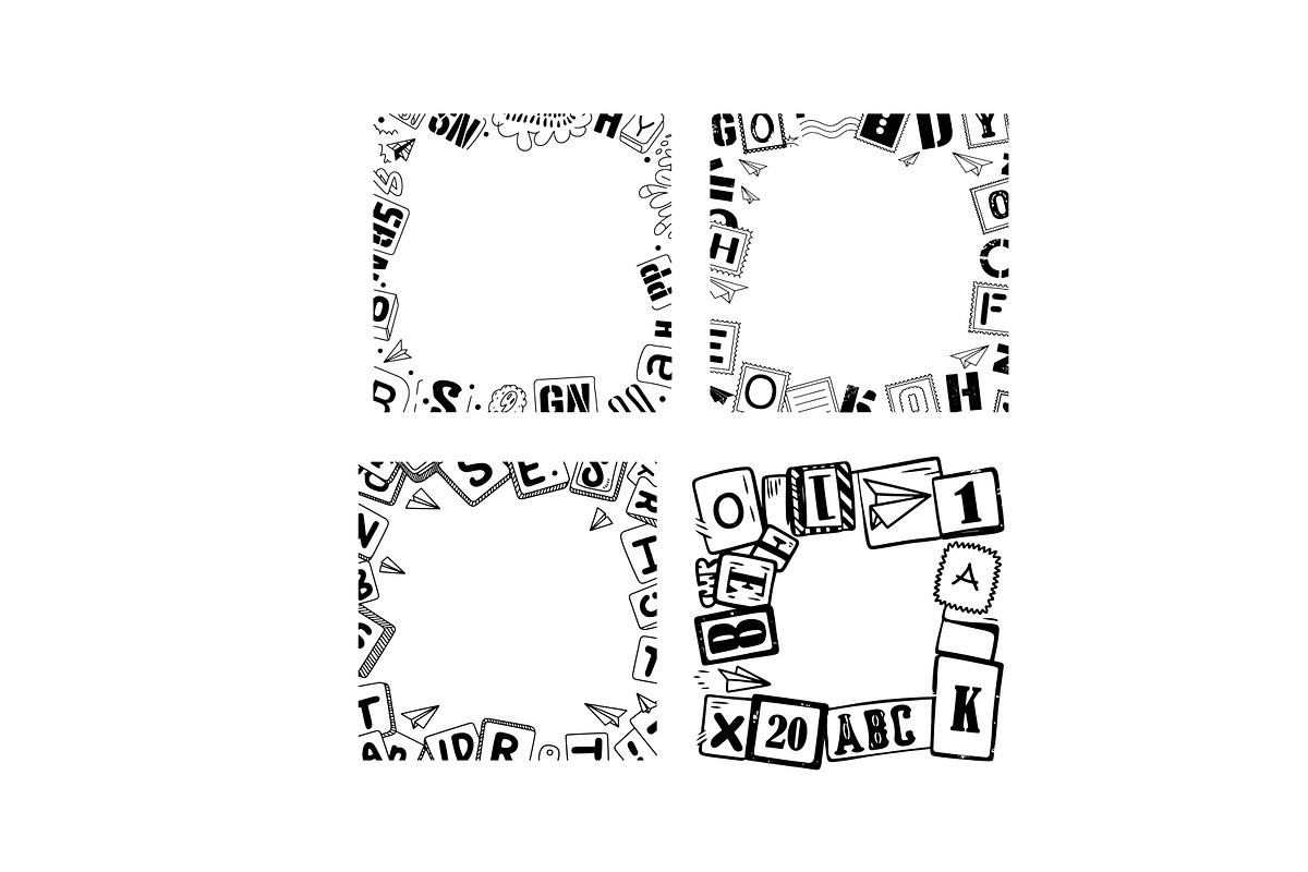 8 svg items Artistic frames design., a Background Graphic by SketchArtStudio (Photo 3 of 3)