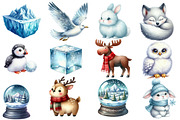 Arctic Animals, Clipart, an Illustration by Designworld (Thumbnail 3 of 5)
