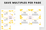 Bee Baby Shower Invitation Bundle, a Card Template by Shinehoon (Thumbnail 6 of 8)