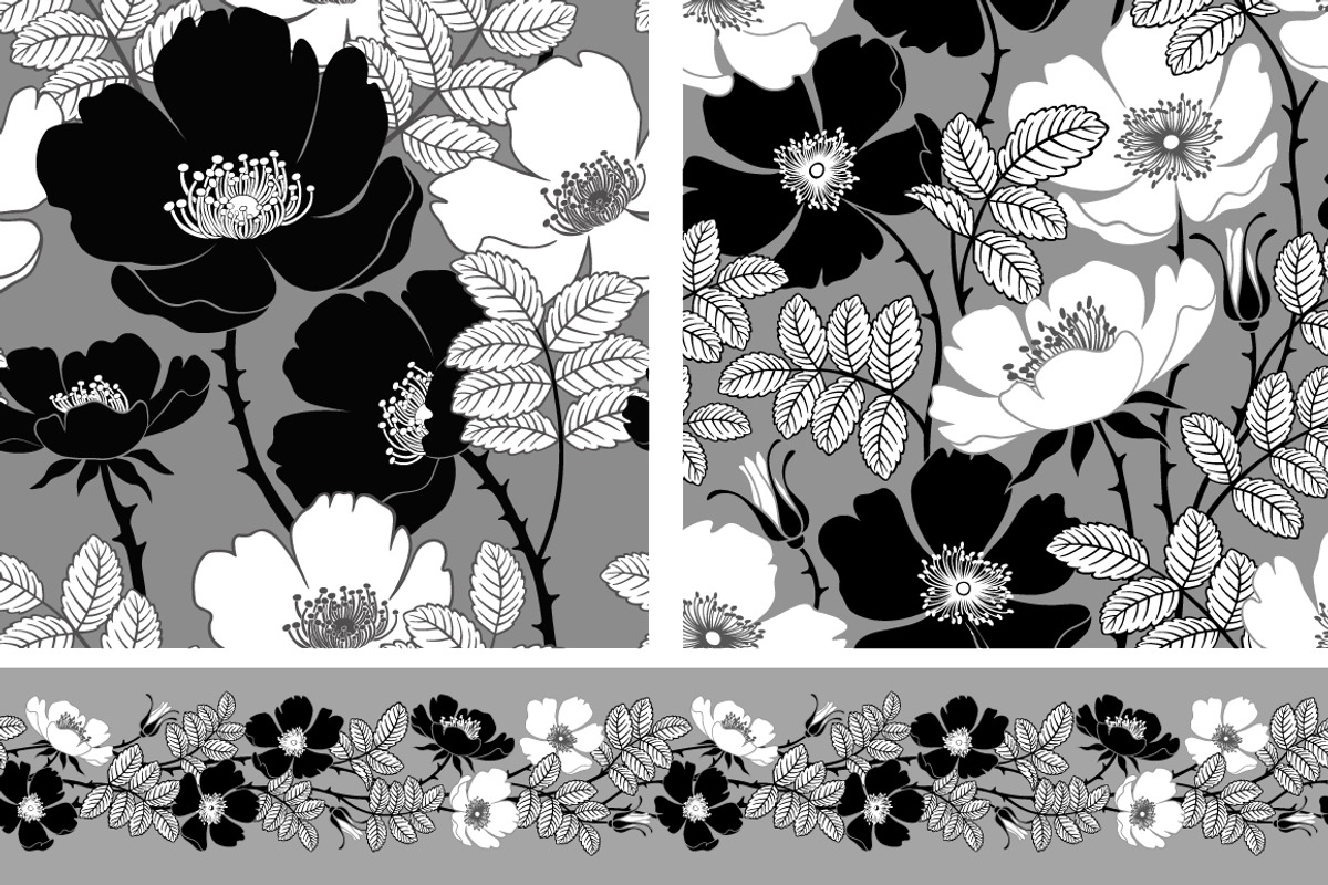 set of seamless patterns
