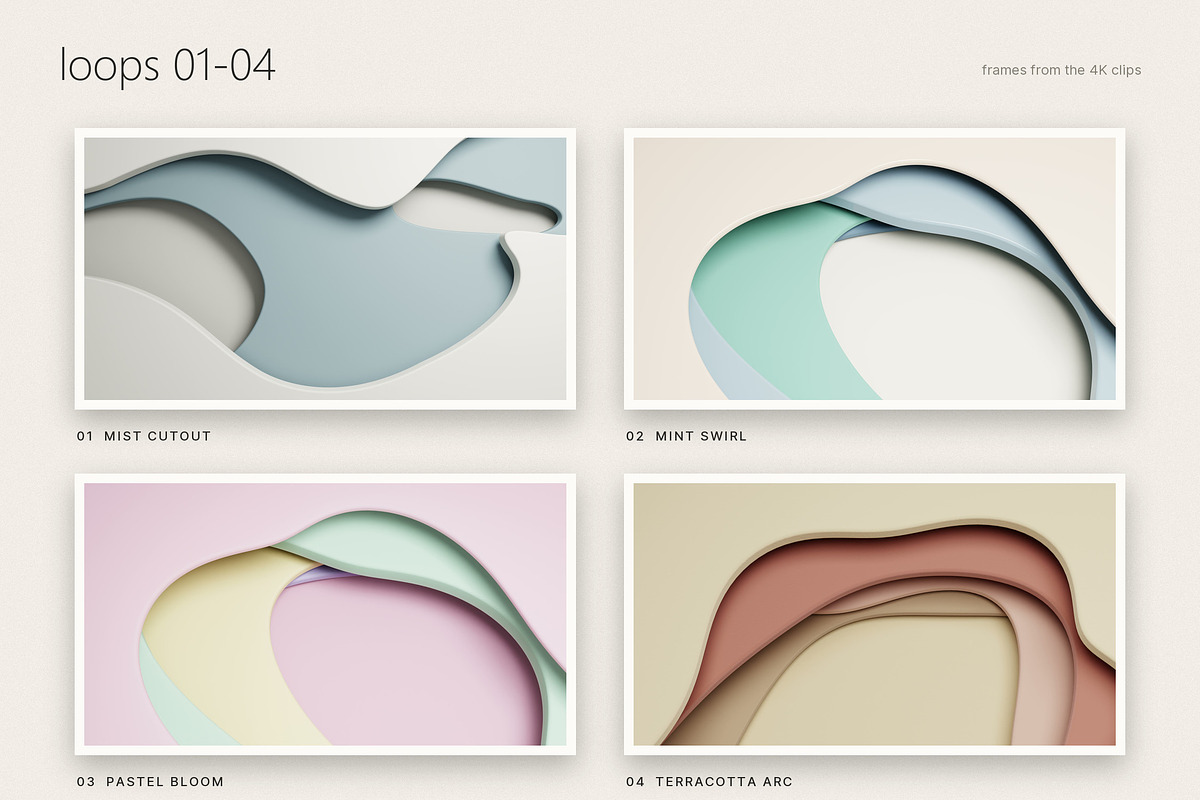 Paper Relief - 12 4K Loops, a Background Graphic by Photocreo Michal Bednarek (Photo 2 of 7)