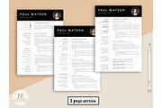 Modern Resume Template | Word, Docs, a Resume Template by Climbwithelevator (Thumbnail 4 of 8)