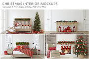 MAGIC CHRISTMAS Frame Mockups, a Print Template by MyHomeMockups (Thumbnail 1 of 12)