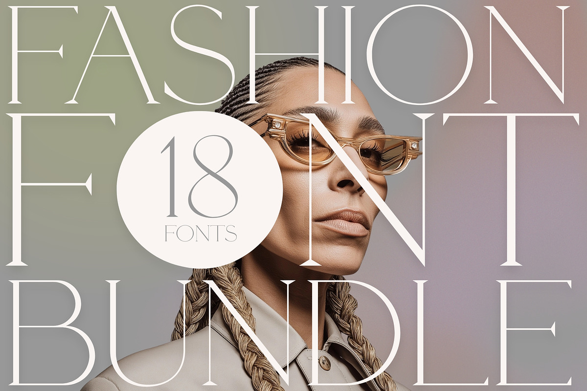 The Fashion Font Bundle (18 Fonts), a Serif Font by HipFonts (Photo 1 of 18)
