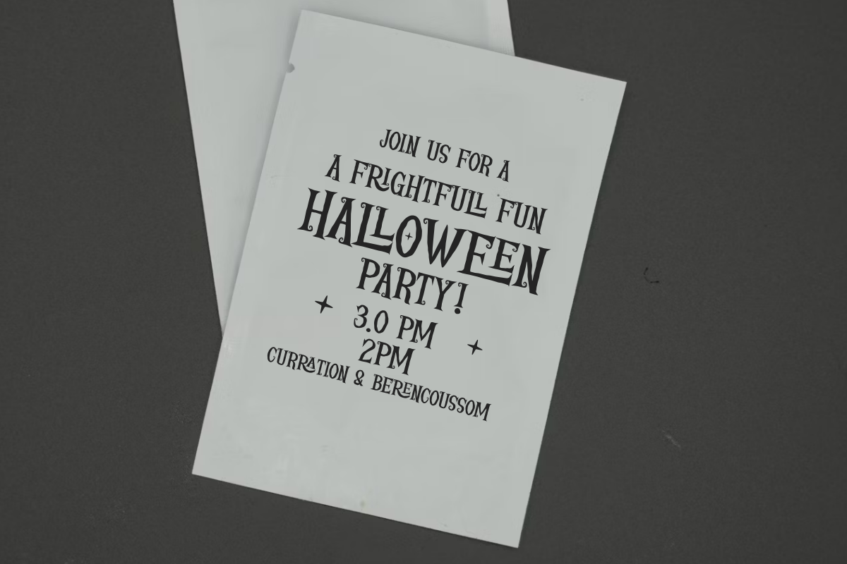 Wicked Broom - A Halloween Font, a Handwritten Font by SaktiAvellin (Photo 8 of 9)