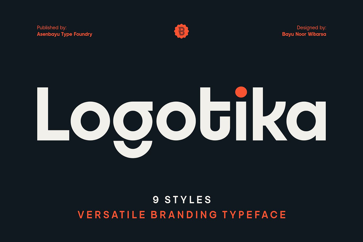 Logotika Font Family, a Sans Serif Font by Asenbayu (Photo 1 of 15)
