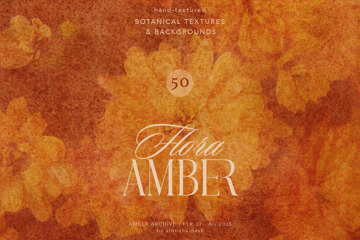 FloraAmber · Botanical Backgrounds, a Background Graphic by alonahaidash (Photo 1 of 16)