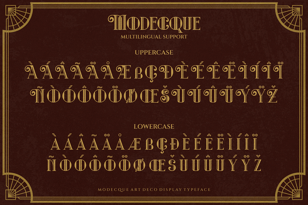 Modecque, a Font by ilhamtaro (Photo 9 of 10)