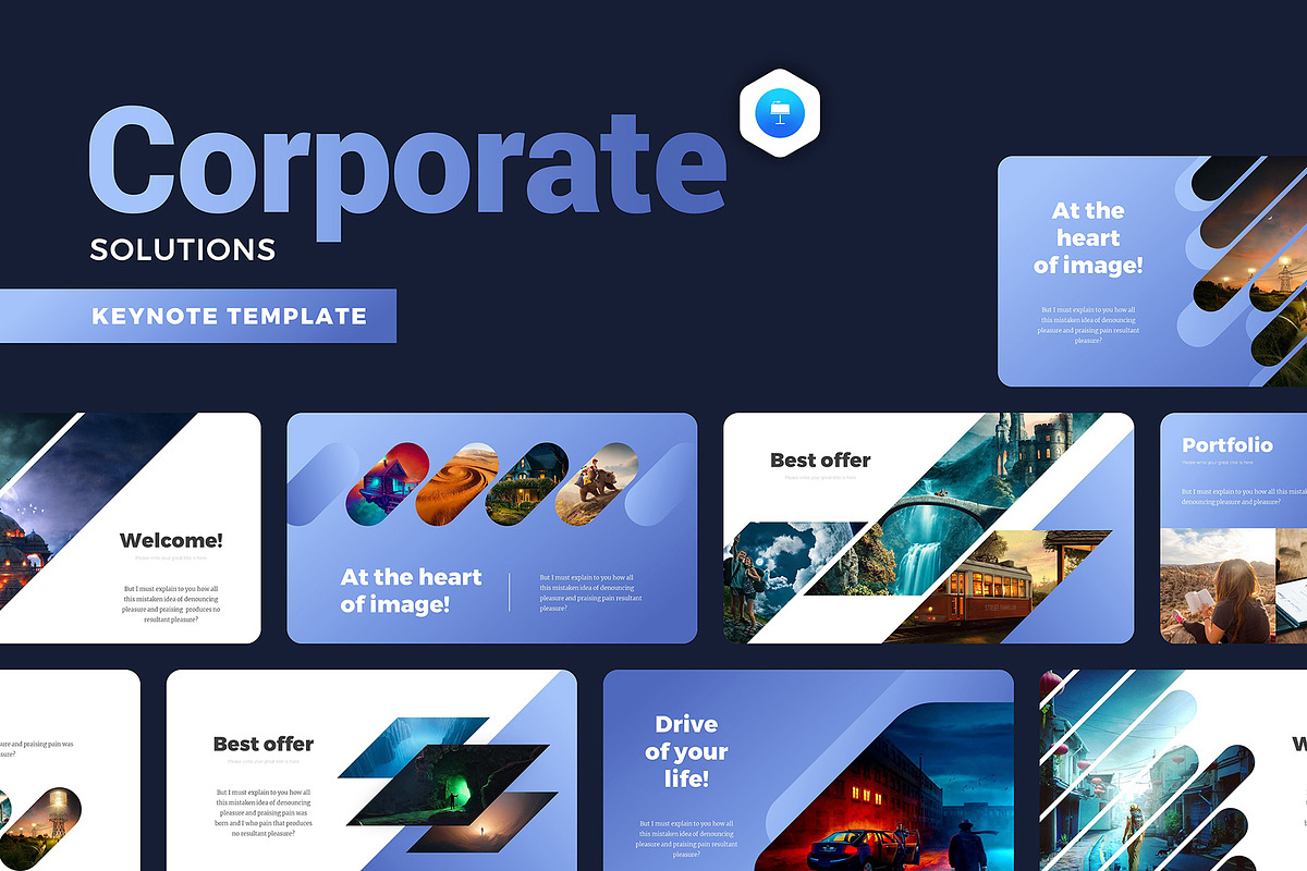 Corporate Clean Solutions, a Presentation Template by Evgeny Bagro (Photo 1 of 7)
