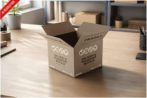 Box Mockup PSD, a Packaging Mockup by Bruno's Shop