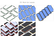 Realistic 3D iPhone Mock-Up Bundle 4, an iPhone Mockup by Graphicsworld125 (Thumbnail 2 of 16)