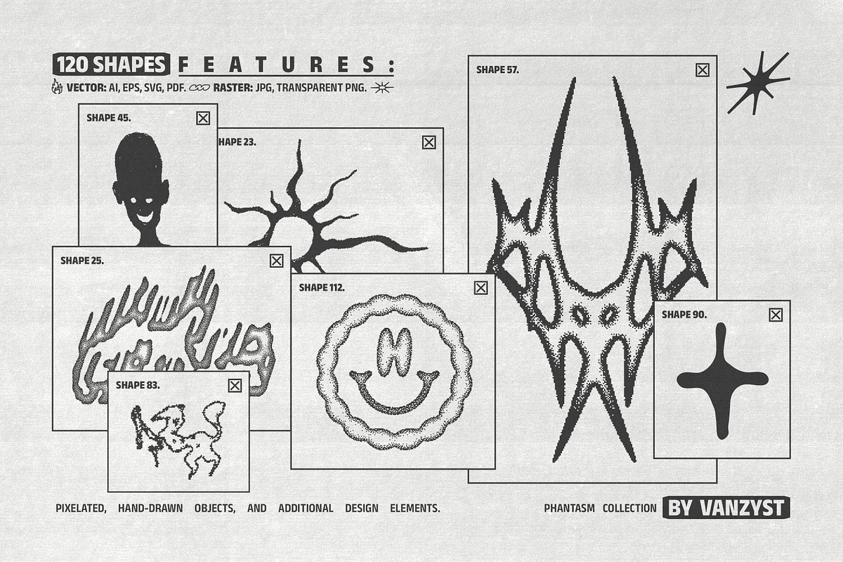 120 Phantasm Graphic Pack, a Graphic by Vanzyst (Photo 3 of 12)