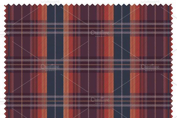 Scottish Heritage Tartan Fabric Text