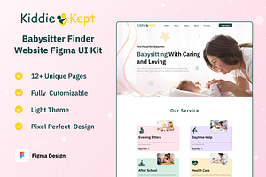 Kiddie Kept-Baby Sitter Website Kit