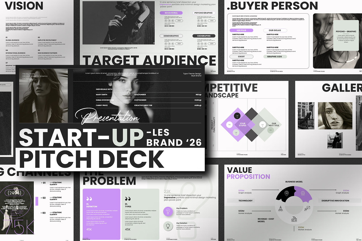 Startup Pitch Deck Presentation, a Presentation Template by Aura Agency (Photo 2 of 8)