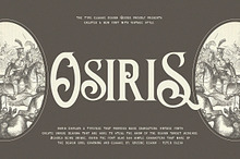Osiris Vintage Font