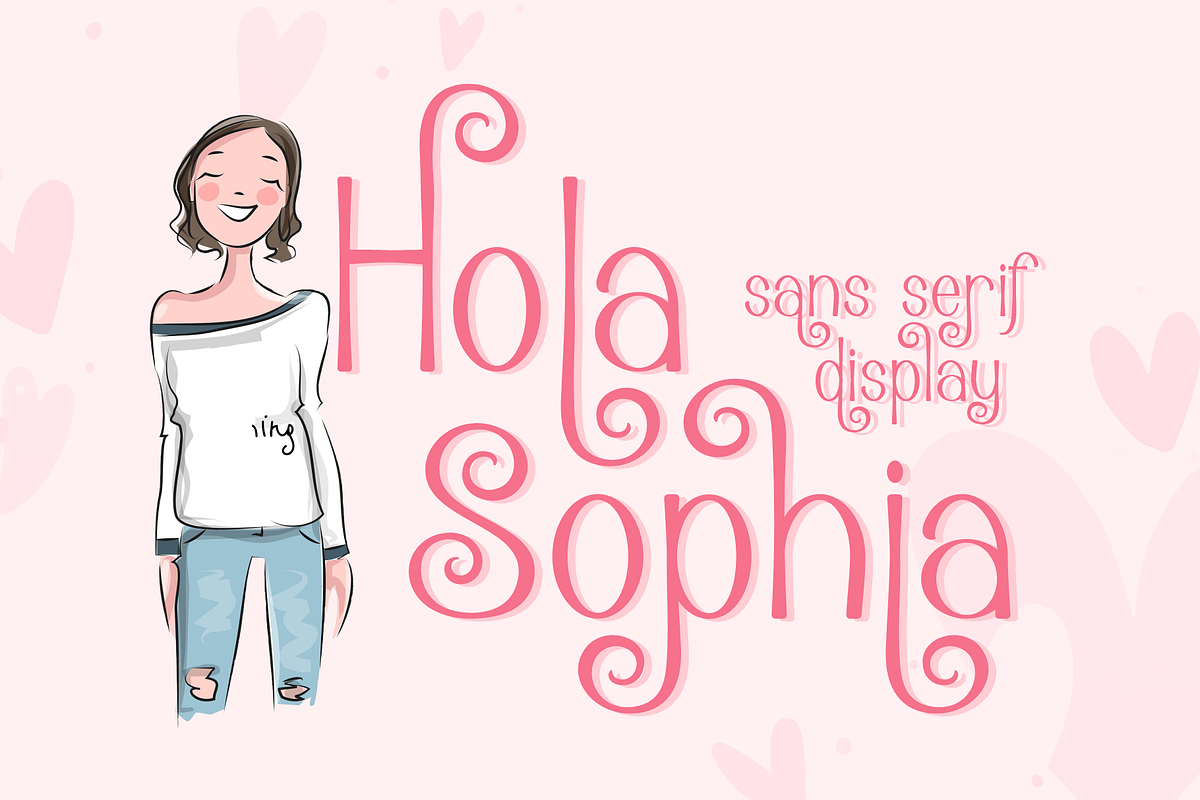 Hola Sophia | Cheerful Font, a Font by RT Studio (Photo 1 of 10)