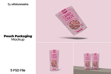 Pouch Packaging Mockup