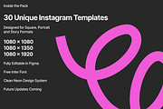 30 Neon Instagram Templates, a Social Media Template by xStudio (Thumbnail 5 of 5)