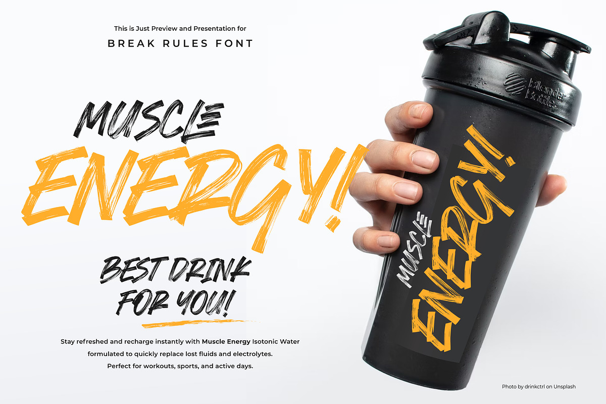 Break Rules, a Handwritten Font by agnyhasyastudio (Photo 3 of 13)