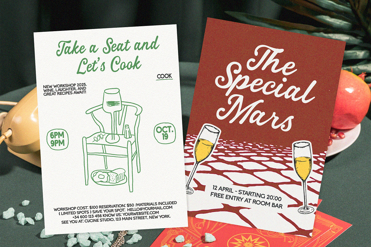 Nicholas Sandero Font Duo Whimsical, a Handwritten Font by Sixtype (Photo 3 of 9)