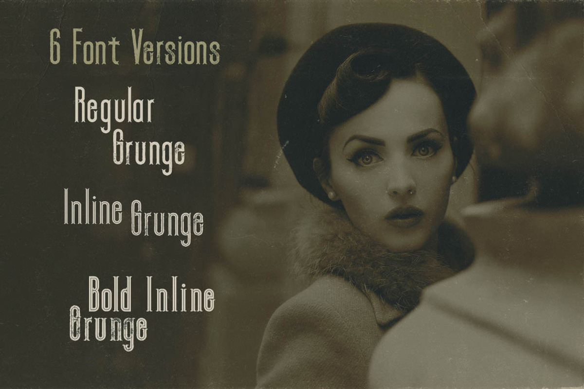 Zora - Vintage Display Font preview 2
