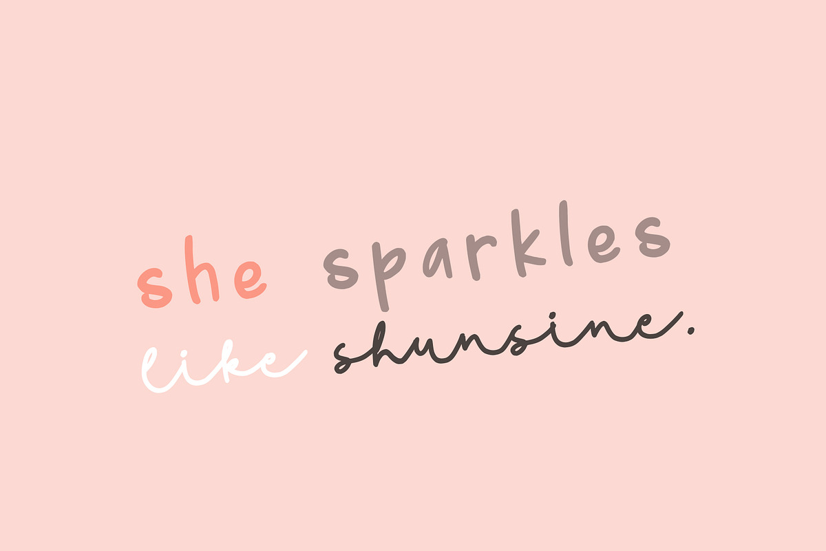 Brighter Sunshine| Quotable Font Duo, a Font by Analogous (Photo 8 of 13)