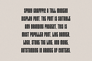 Spray Graffpic - Tall Font, a Sans Serif Font by Iqsiart Studio (Thumbnail 2 of 6)