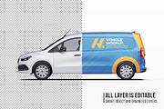 LWB Micro Camper Van Mockup Set, a Product Mockup by Halal Graphic Studio (Thumbnail 5 of 15)