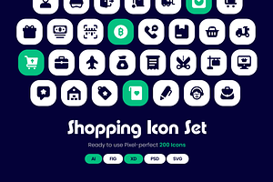 Shopping Icon Set