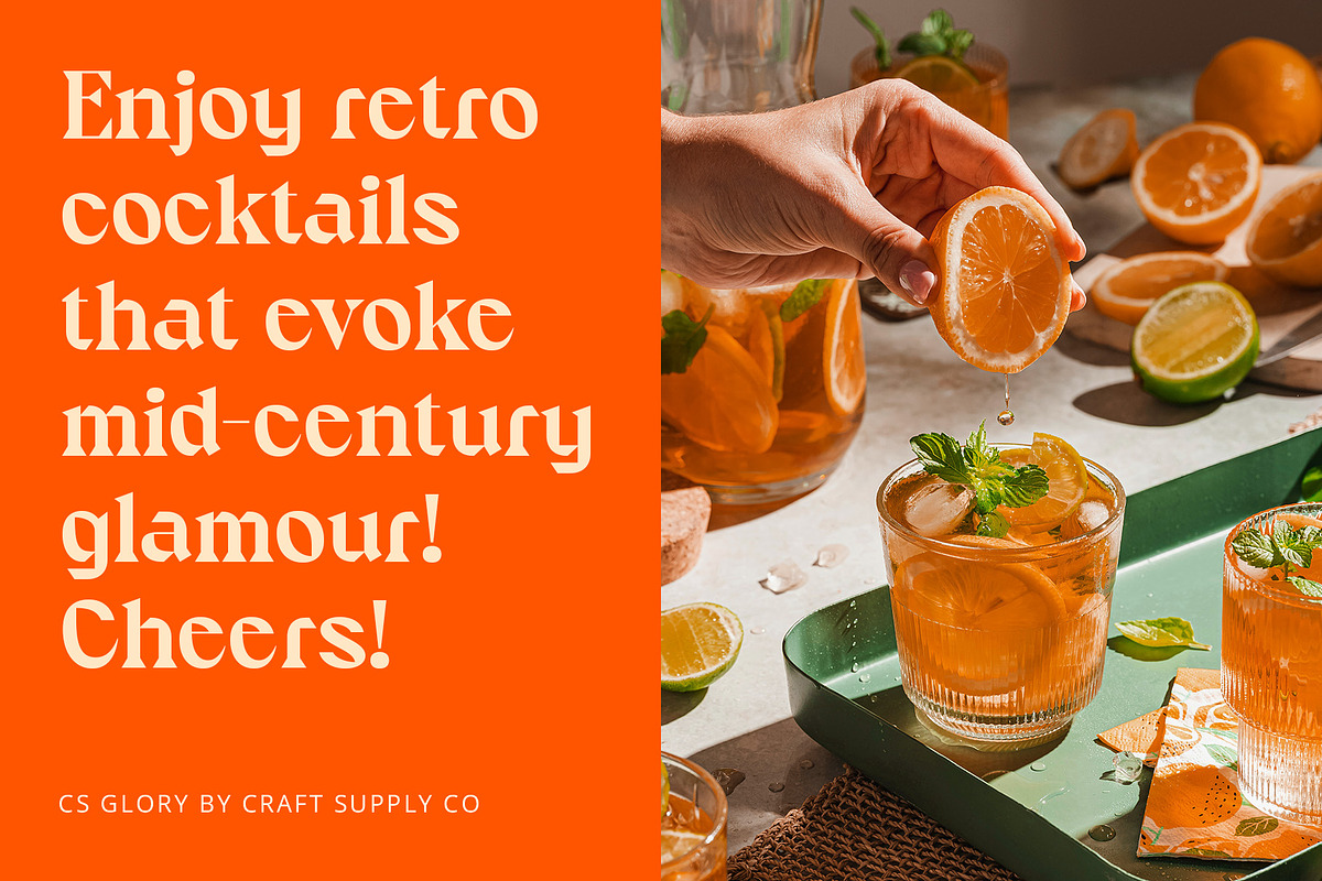 CS Glory – Classic Font, a Serif Font by Craft Supply Co. (Photo 6 of 8)