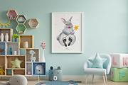 Baby Footprints Bunny, an Animal Illustration by Lembrik's Artworks (Thumbnail 3 of 4)